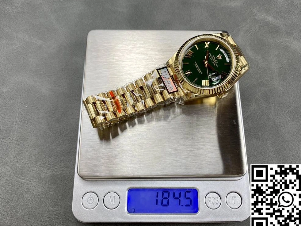 Green Day M228238-0061 Factory v5 Rolex Dial Date Steel QF Tungsten 0706